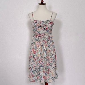 NWT Anthropologie Eloise floral cotton knit dress with spaghetti straps